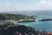 Magic docked in St. Thomas