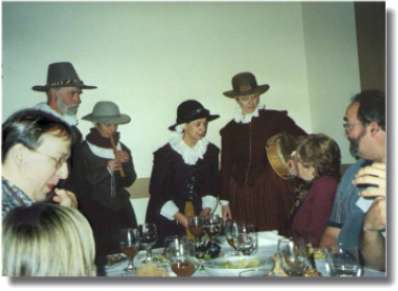 Mother talks while Kevin gags on gristle